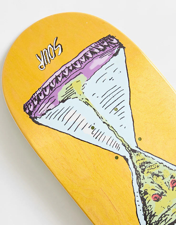 Sour Sourglass 'TWIN TAIL' Skateboard Deck - 8.25" - Image 2