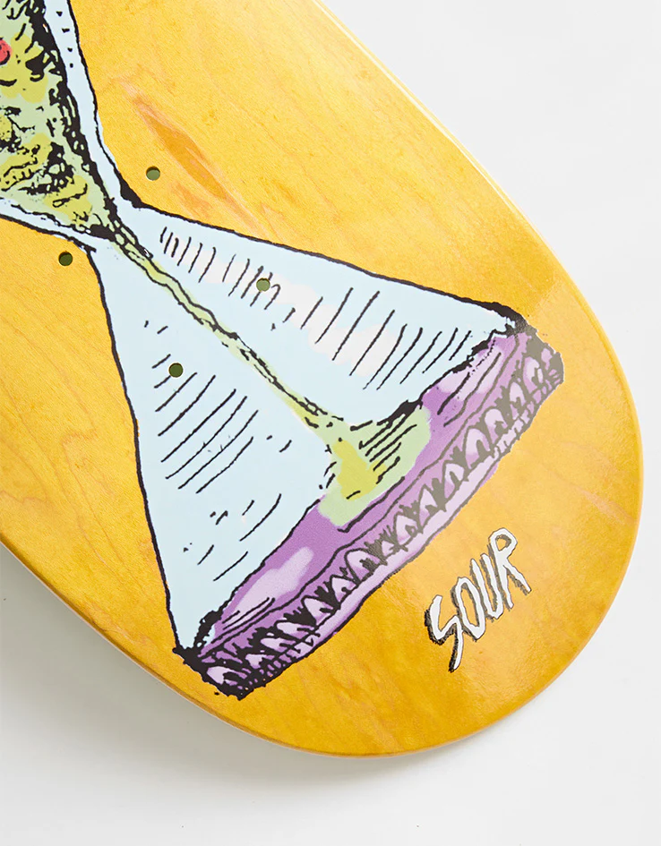 Sour Sourglass 'TWIN TAIL' Skateboard Deck - 8.25" - Image 3
