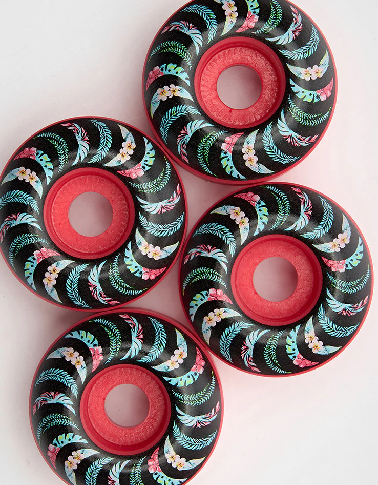Spitfire Floral Formula Four Classic 99d Skateboard Wheels - 52mm - Image 2