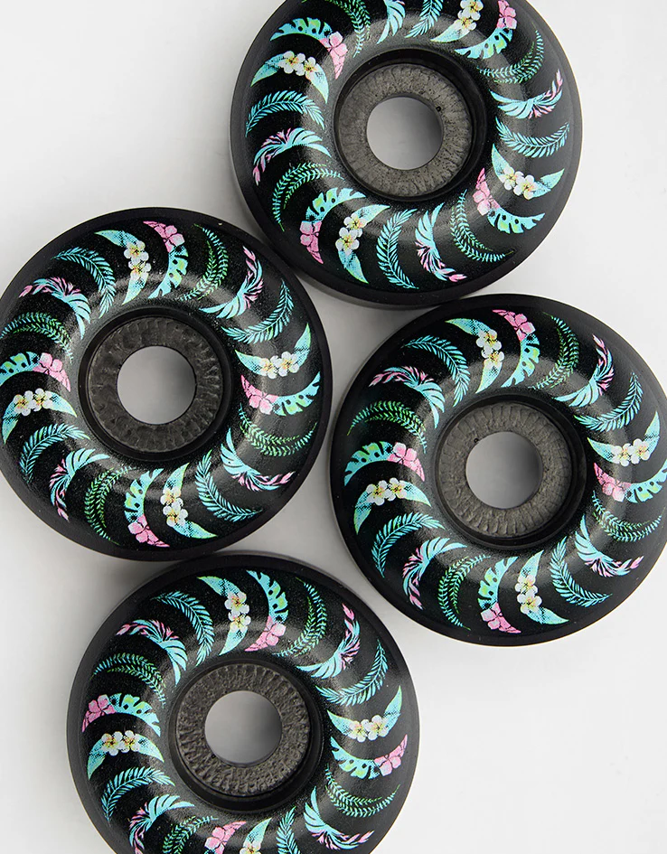 Spitfire Floral Formula Four Classic 99d Skateboard Wheels - 55mm - Image 2