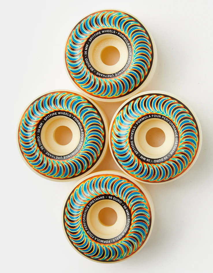 Spitfire Radioactive Classic Formula Four 99d Skateboard Wheels - 56mm - Image 2