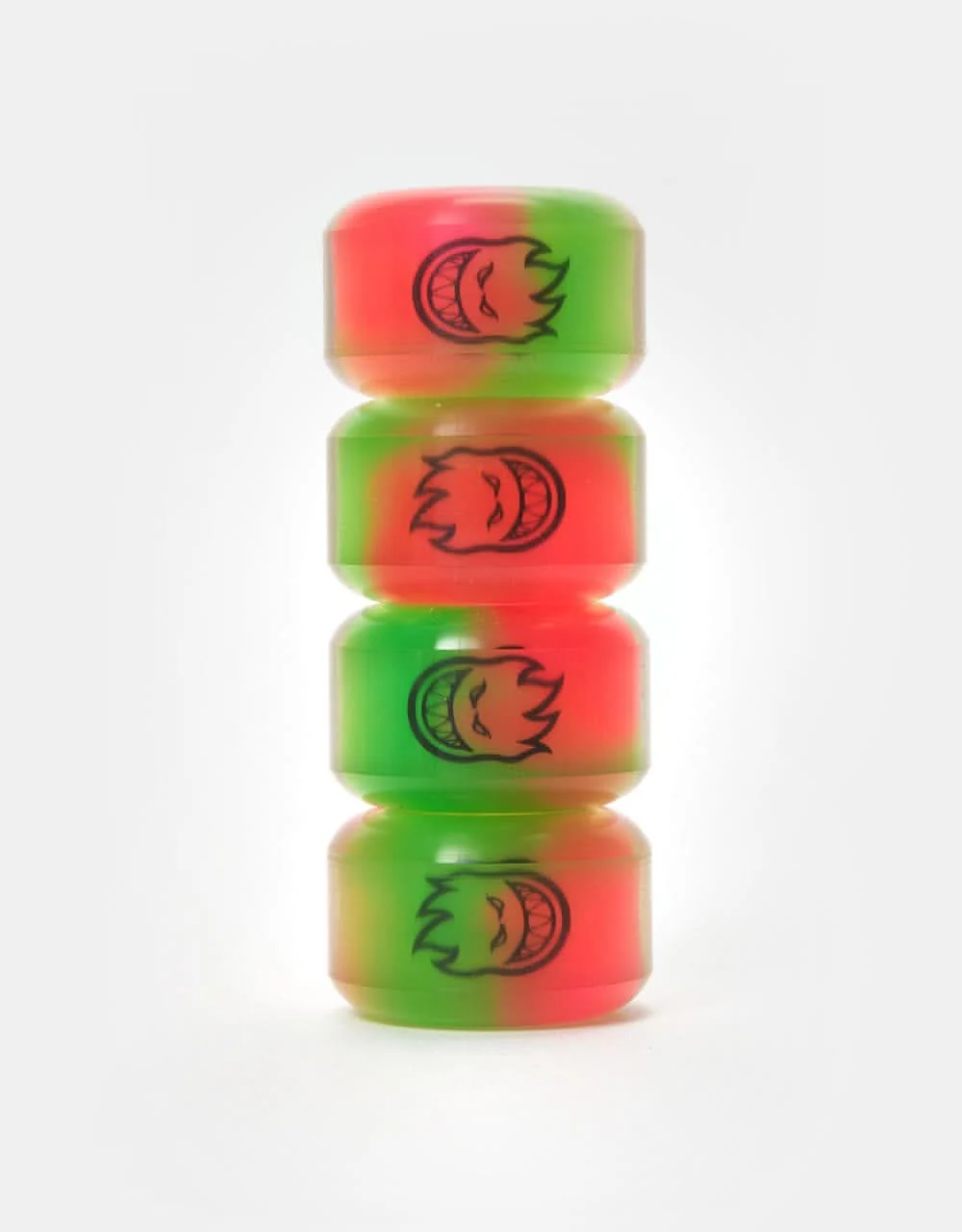 Spitfire Sapphire Radial 90D Skateboard Wheels - Pink/Green - Image 4