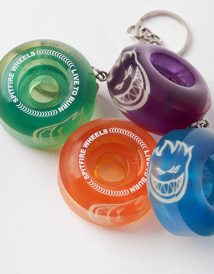 Spitfire Sapphires 42mm Skateboard Wheel Keychain - Image 7