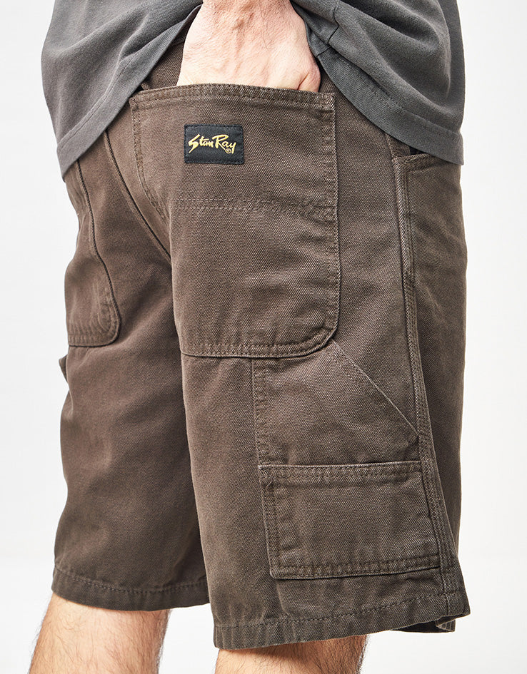 Stan Ray Big Job Canvas Shorts - Raven Canvas - Image 4