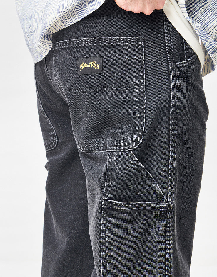 Stan Ray Big Job Denim Painter Pant - Washed Black - Image 5