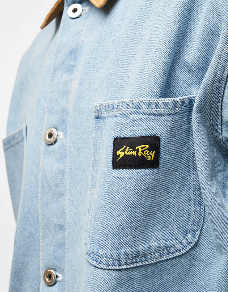 Stan Ray Coverall Denim Jacket - Ice Stone - Image 4