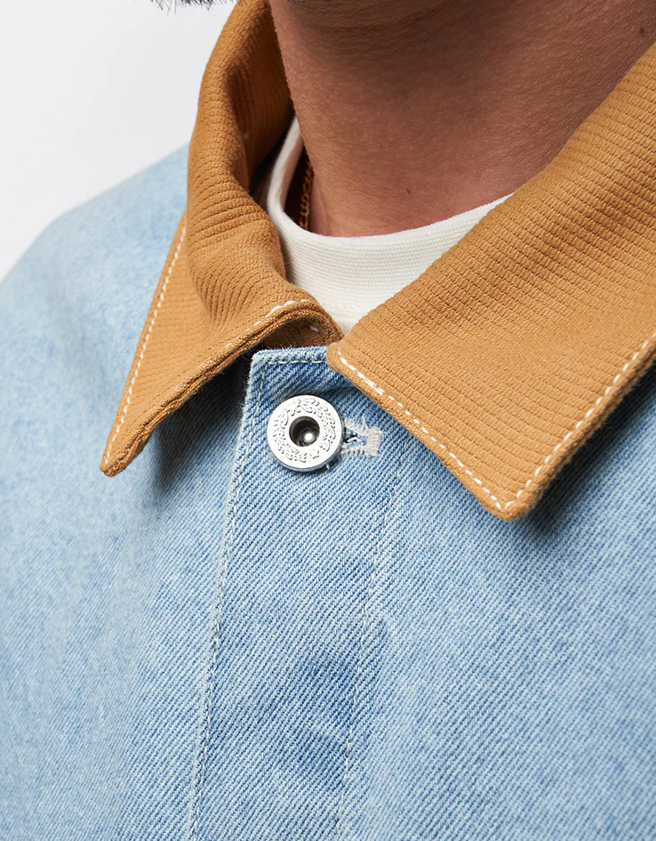 Stan Ray Coverall Denim Jacket - Ice Stone - Image 5