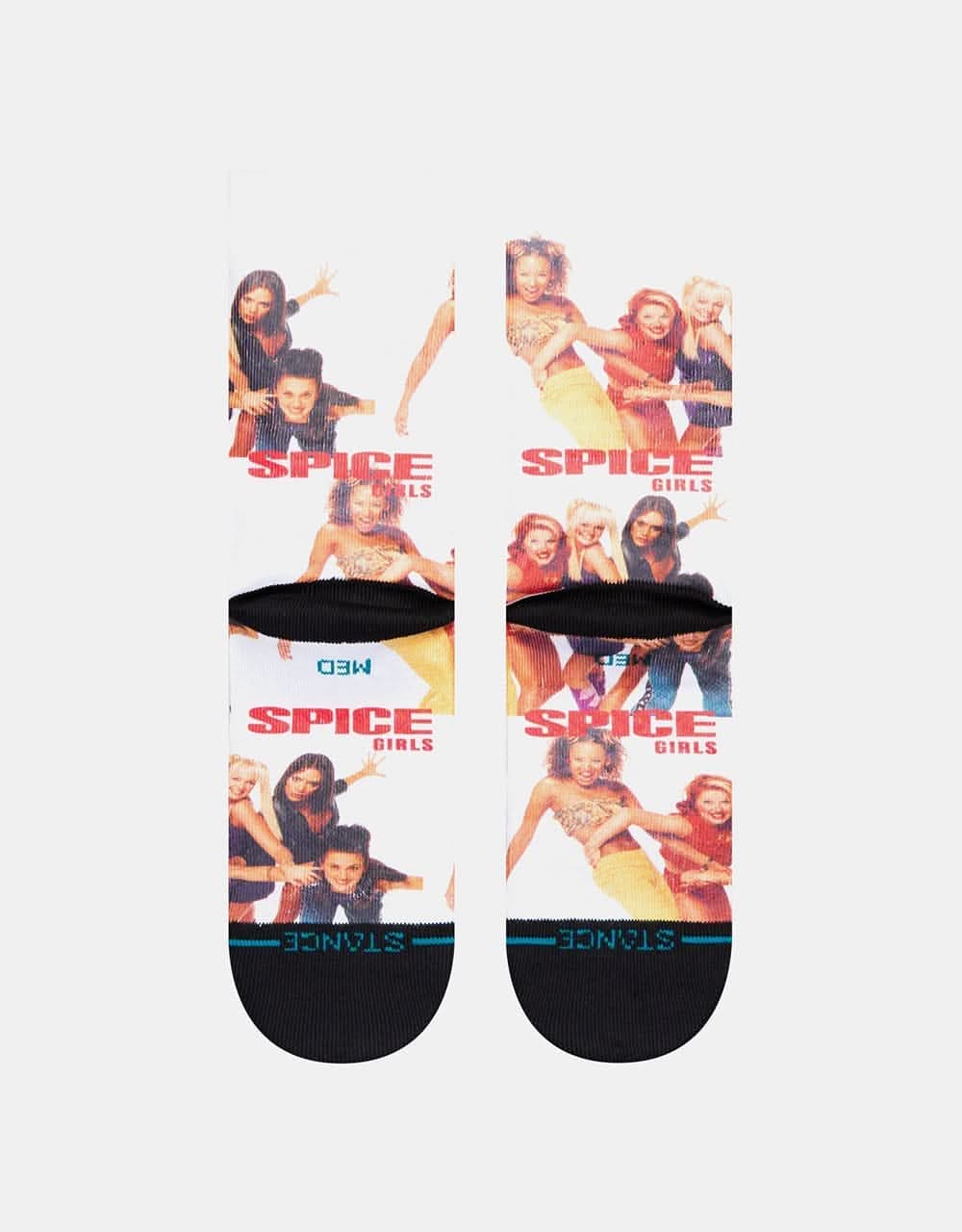 Stance x Spice Girls Friendship Never Ends Crew Socks - White - Image 3