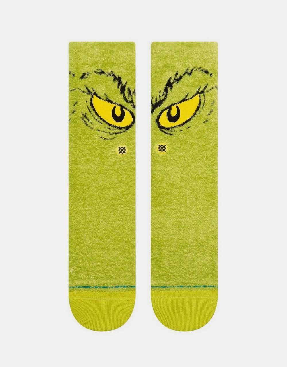 Stance x The Grinch Da Da Dagrinch Crew Socks - Green - Image 2