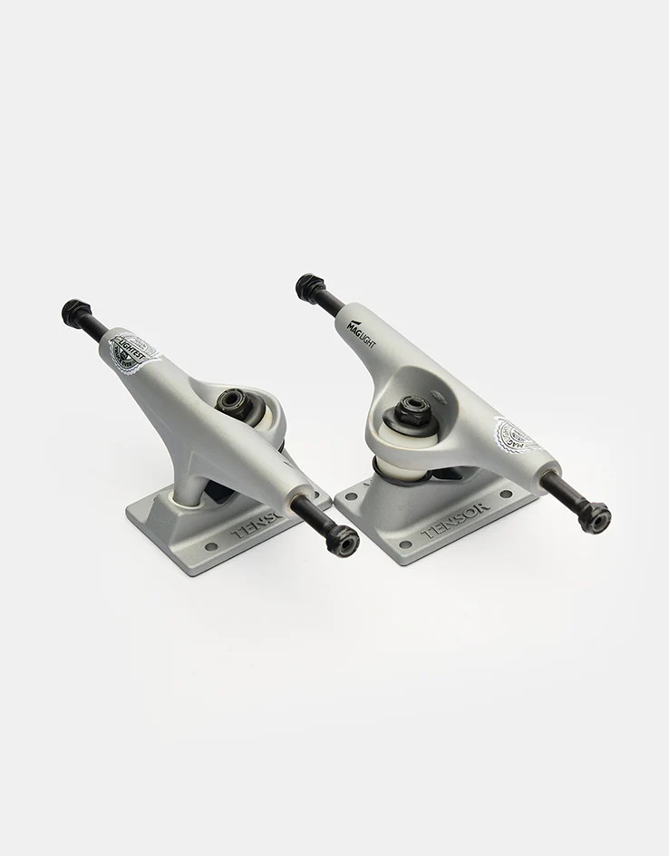 Tensor Mag Light Regular Skateboard Trucks - Silver (Pair) - Image 2