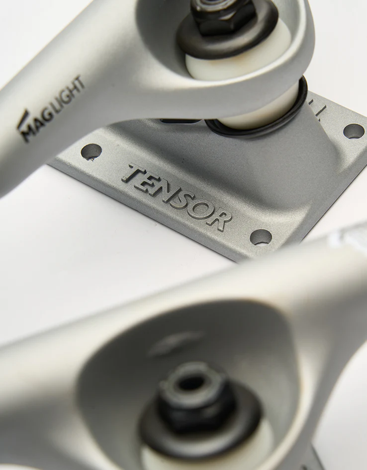 Tensor Mag Light Regular Skateboard Trucks - Silver (Pair) - Image 4