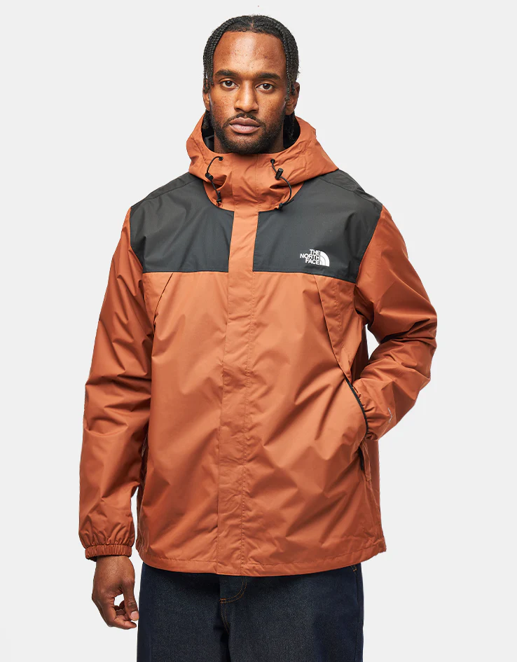 The North Face Antora Jacket - Sepia/TNF Black - Image 3