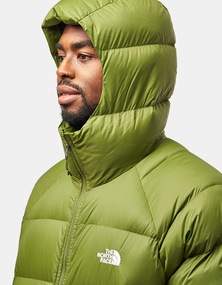 The North Face Hydrenalite Down Hoodie Jacket - Woodland Green - Image 5