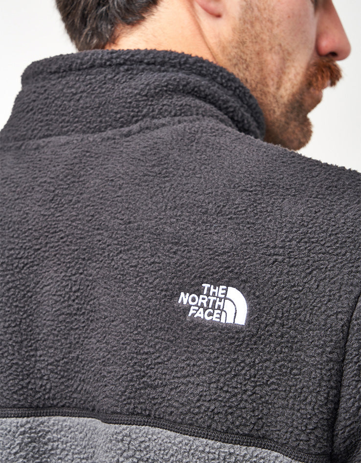 The North Face Yumiori Full Zip Fleece - Anthracite Grey/TNF Black - Image 4