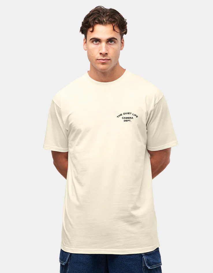 The Quiet Life Shakey Cat T-Shirt - Cream - Image 2