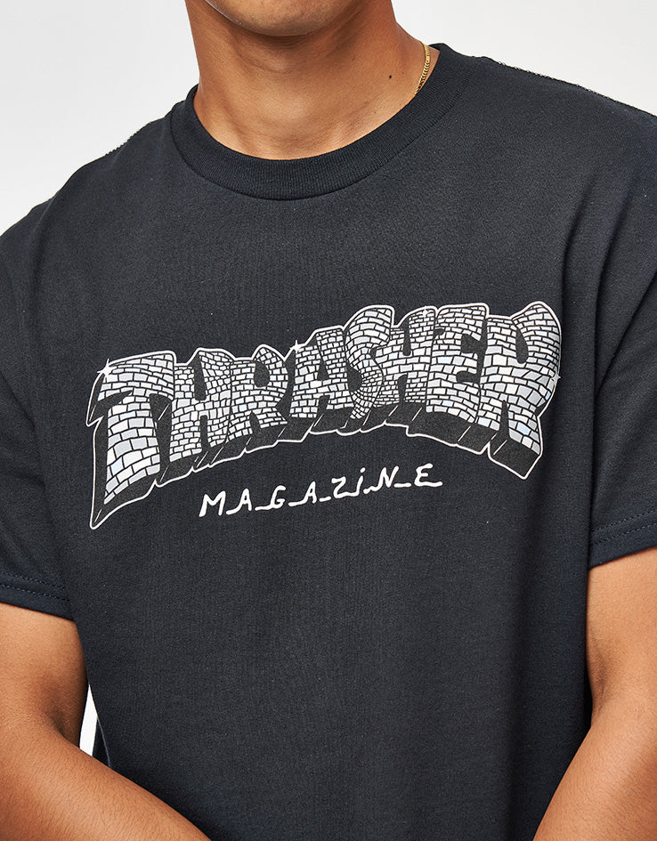 Thrasher Disco (by Kevin 'Spanky' Long) T-Shirt - Black - Image 3