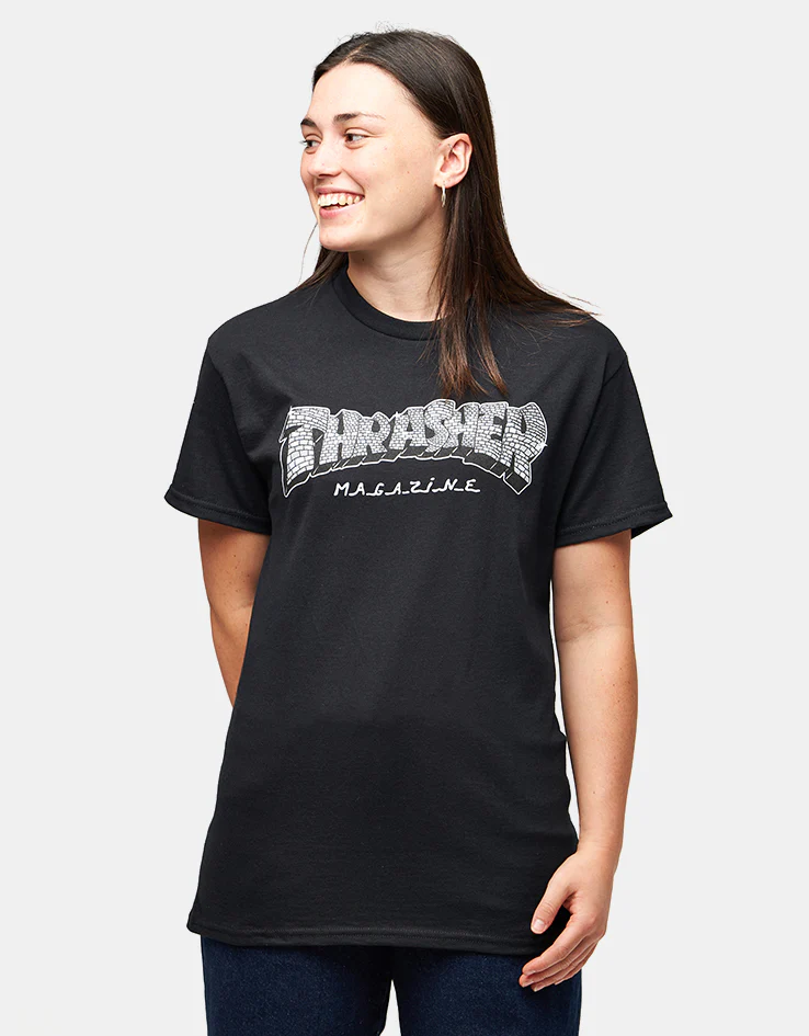Thrasher Disco (by Kevin 'Spanky' Long) T-Shirt - Black - Image 4