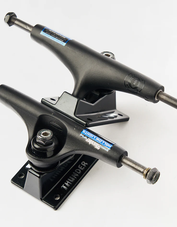 Thunder Night Hollow Lights Skateboard Trucks - Blackout (Pair) - Image 2