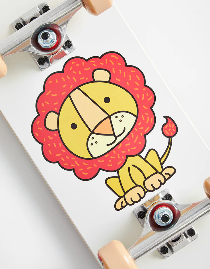 Tricks Lion Cork Top Mini Complete Skateboard - 7.87" x 24.21" - Image 2