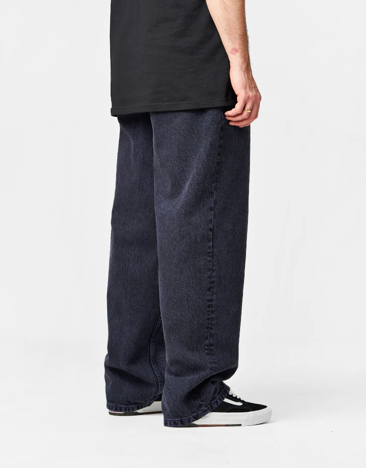Vans Check-5 Baggy Acid Overdyed Denim Pant - Deep Indigo - Image 2