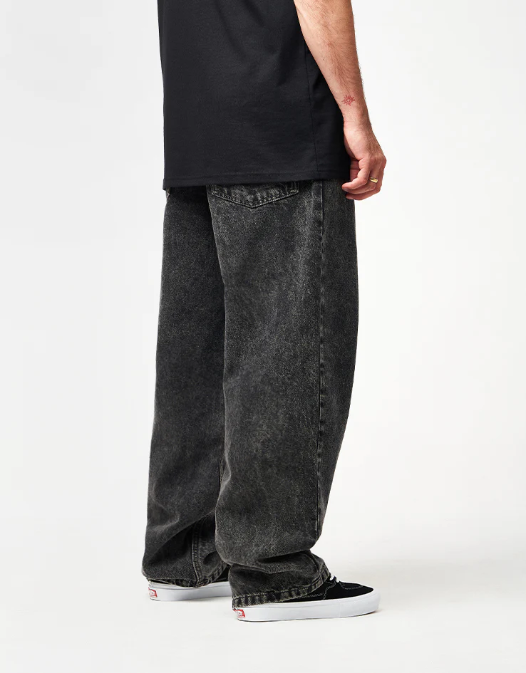 Vans Check-5 Baggy Denim Pant - Stonewash Black - Image 2