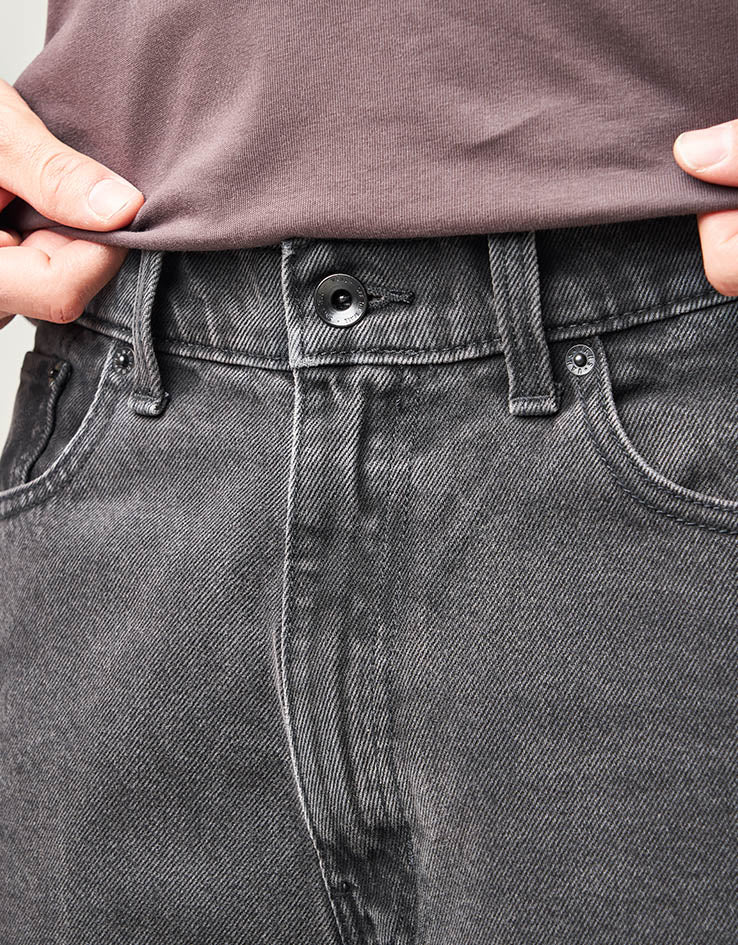 Vans Check-5 Baggy Denim Shorts - Washed Black - Image 6