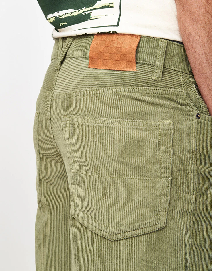 Vans Check-5 Loose Corduroy Shorts - Loden Green - Image 4