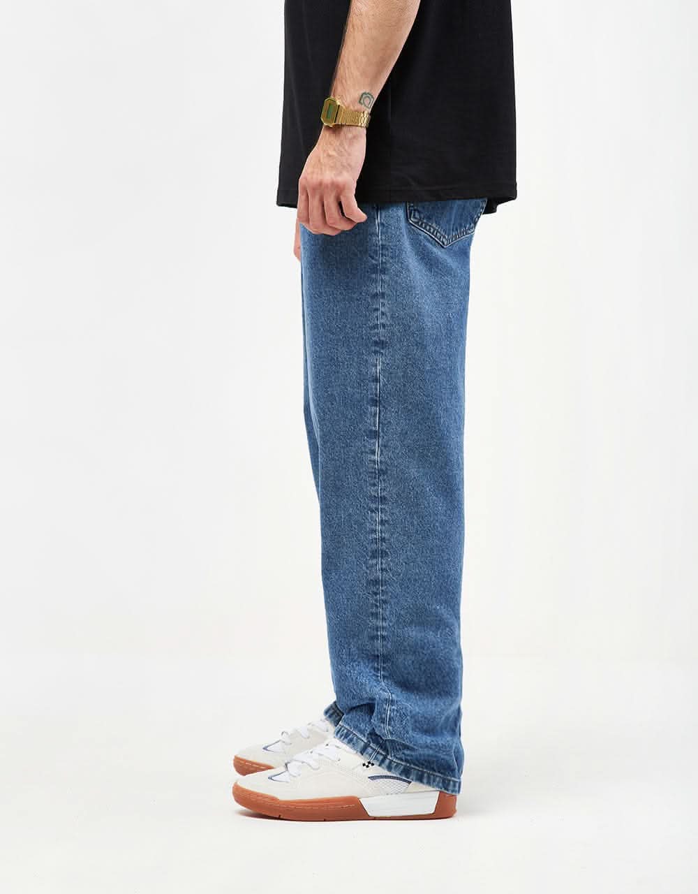 Vans Loose Fit 5 Pocket Denim Pant - Stone Wash - Image 2