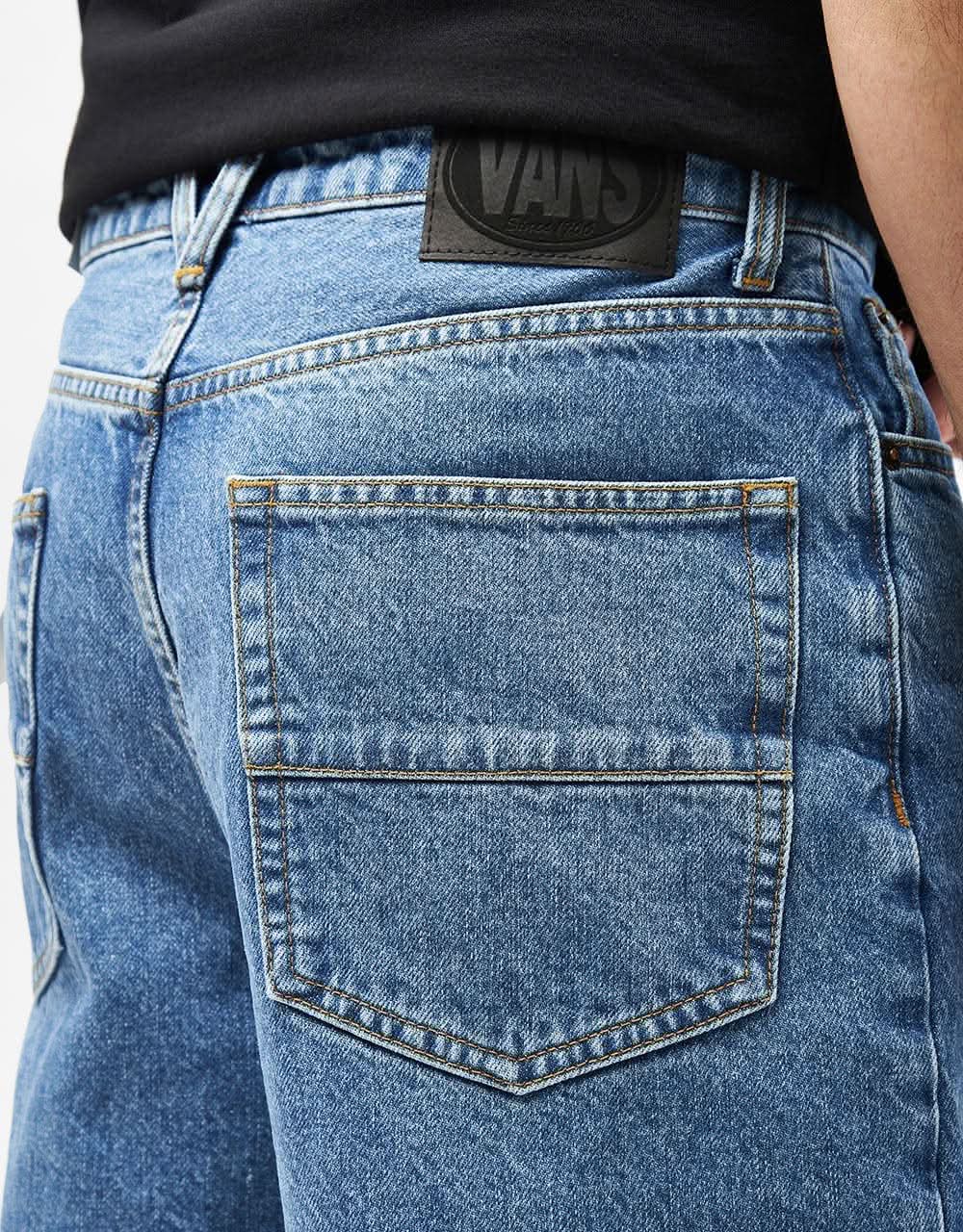 Vans Loose Fit 5 Pocket Denim Pant - Stone Wash - Image 4