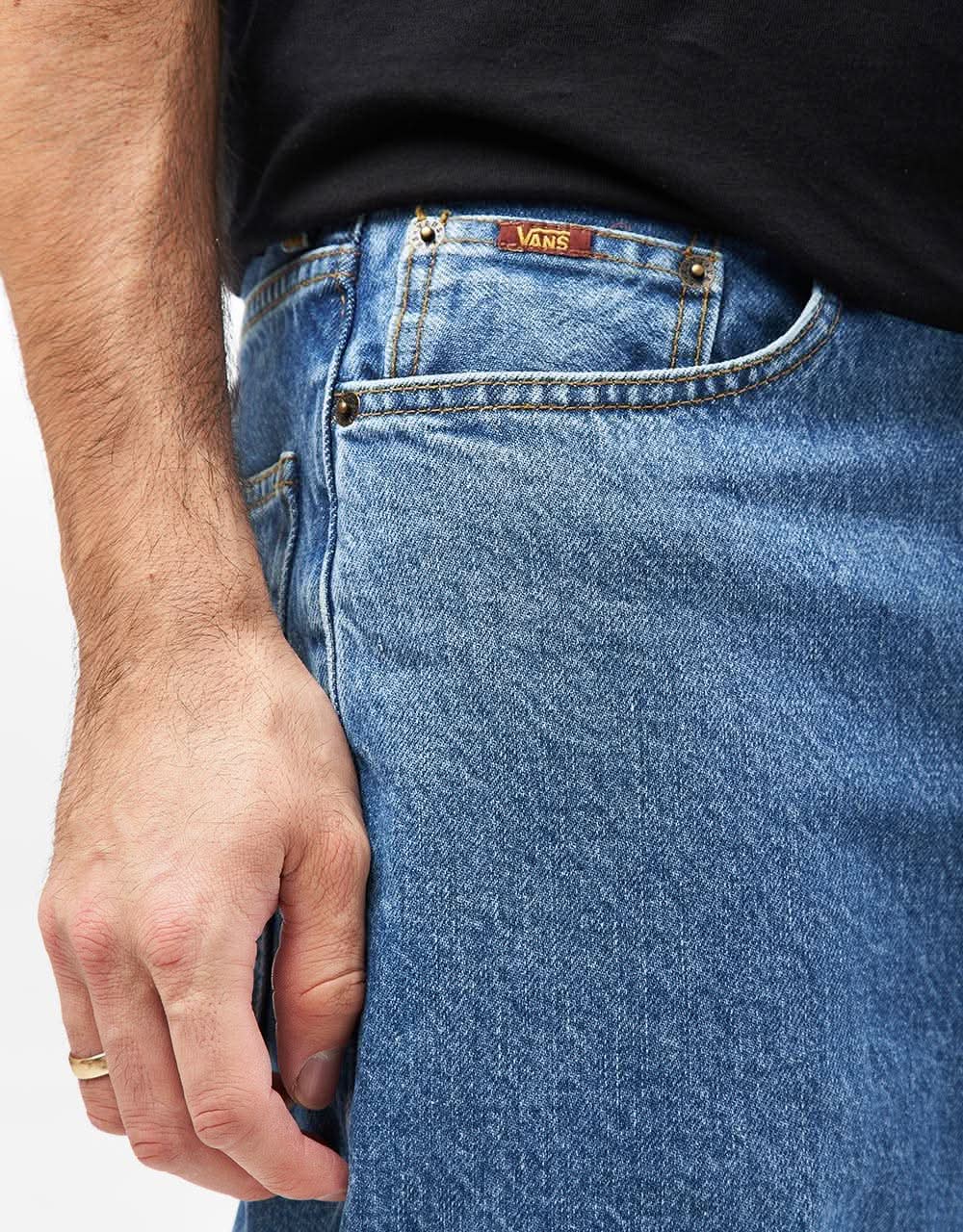 Vans Loose Fit 5 Pocket Denim Pant - Stone Wash - Image 5