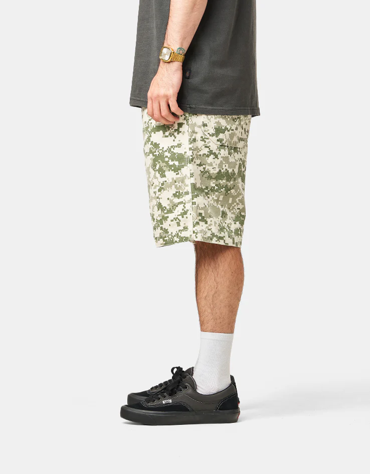 Vans LX Check-5 Baggy Canvas Shorts - Digi Camo - Image 3