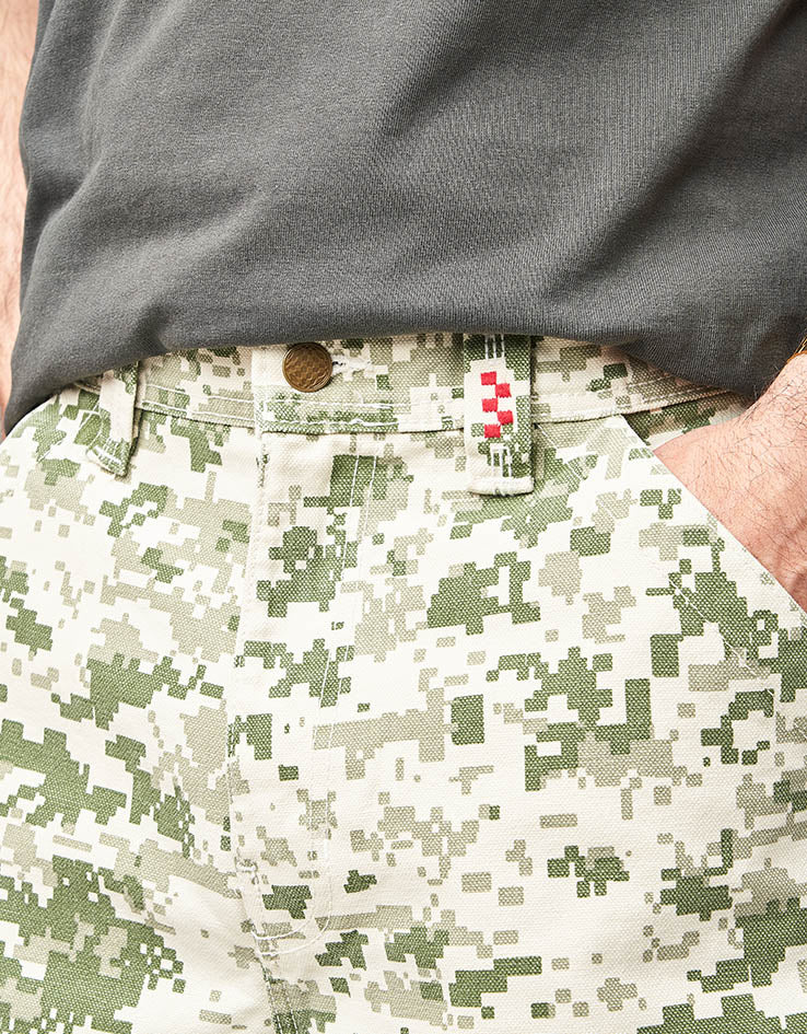 Vans LX Check-5 Baggy Canvas Shorts - Digi Camo - Image 4