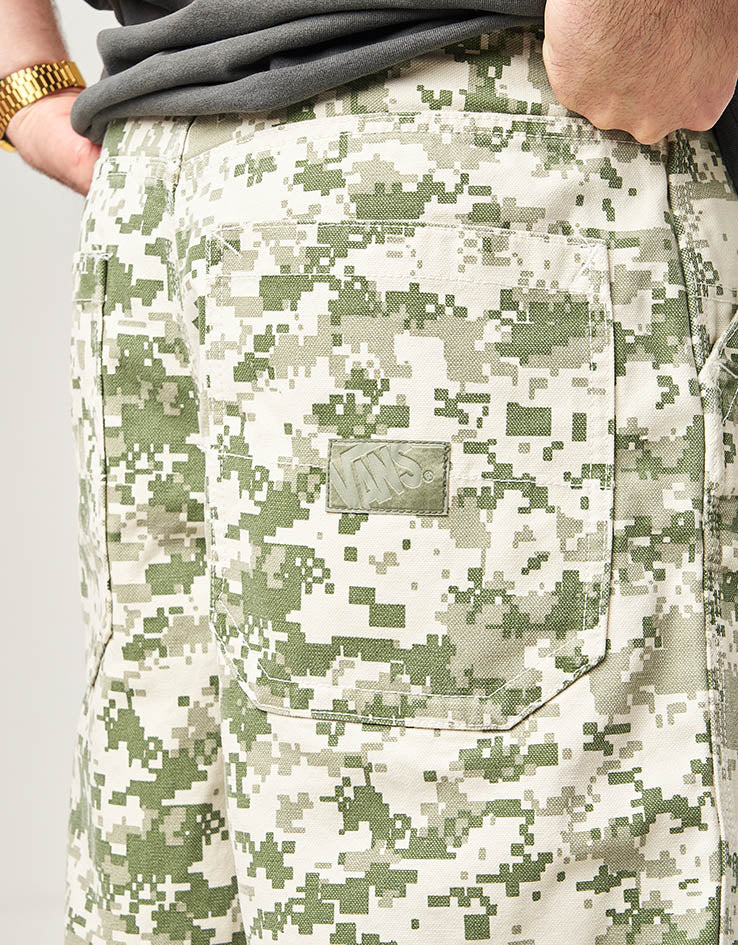 Vans LX Check-5 Baggy Canvas Shorts - Digi Camo - Image 5