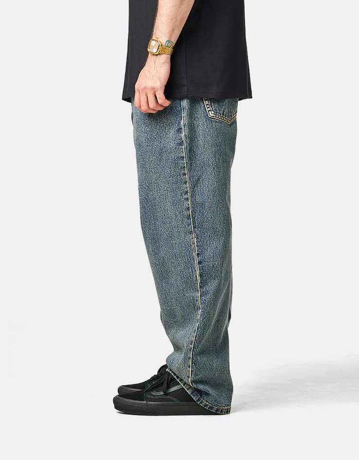 Vans LX Check-5 Loose Denim Pant - Dirty Wash - Image 3