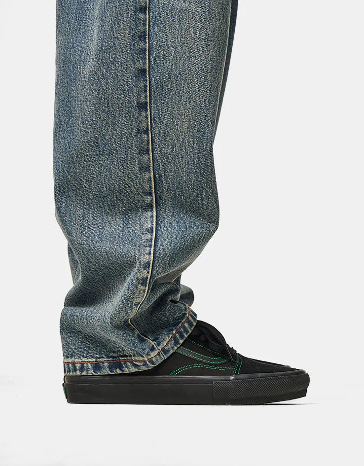 Vans LX Check-5 Loose Denim Pant - Dirty Wash - Image 7
