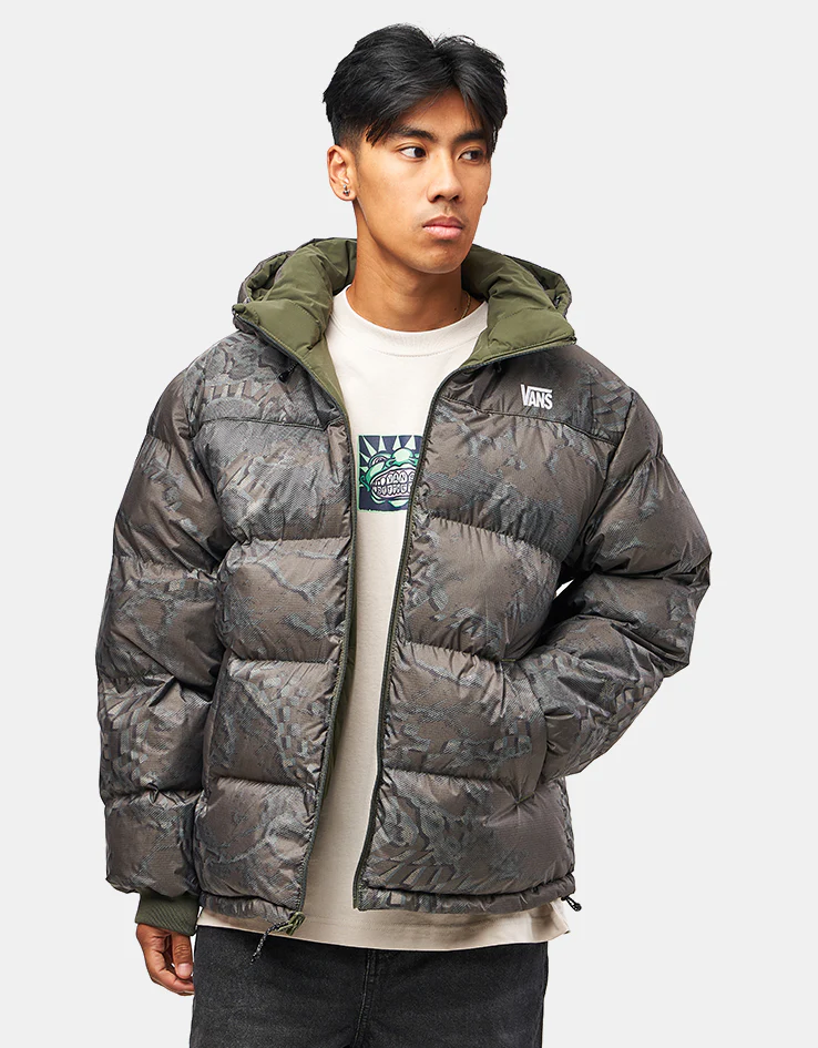 Vans MTE Bridgewood Reversible Puffer Jacket - Grape Leaf
