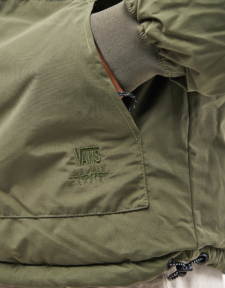 Vans MTE Bridgewood Reversible Puffer Jacket - Grape Leaf - Image 9