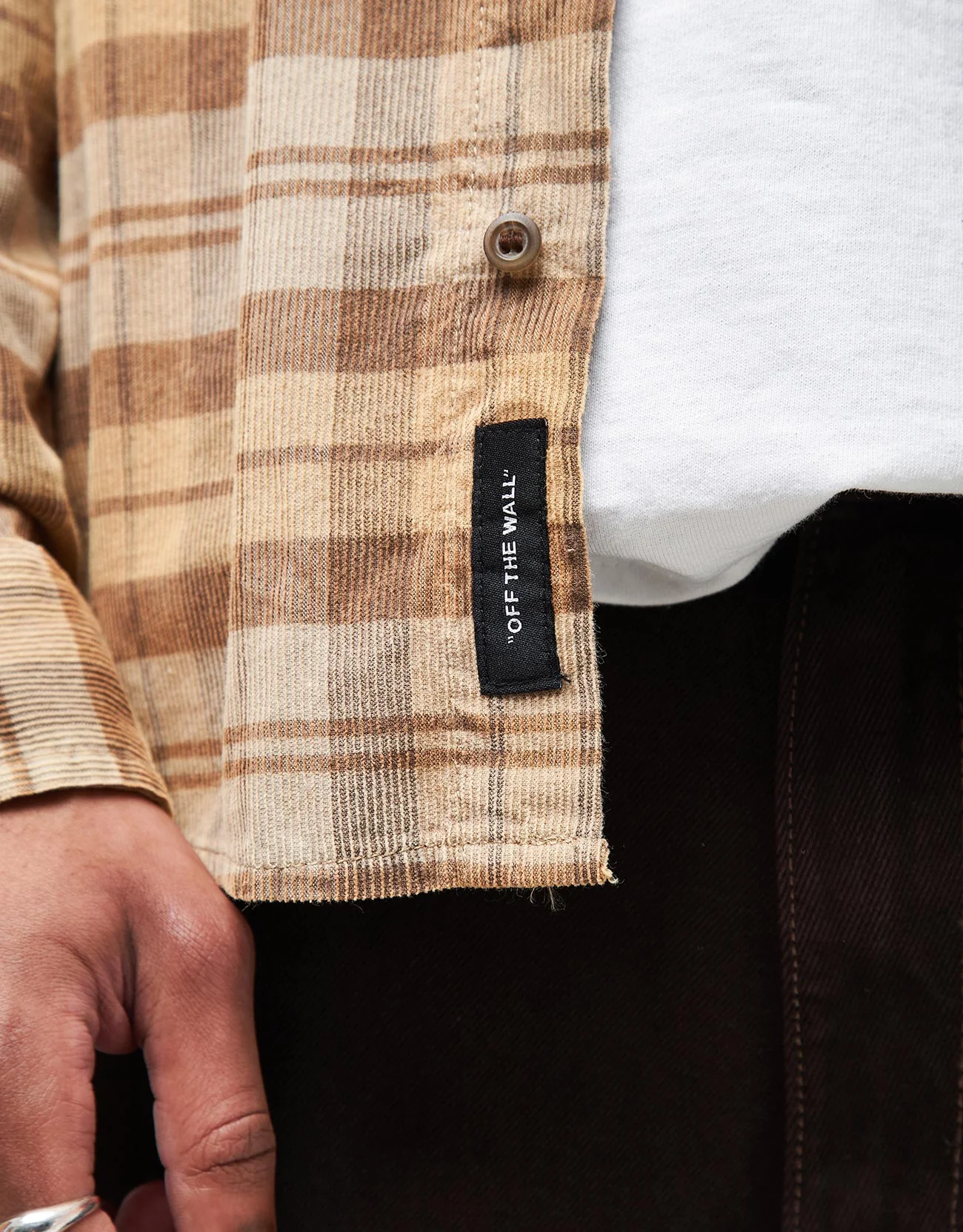 Vans Nate Corduroy L/S Shirt - London Fog - Image 6