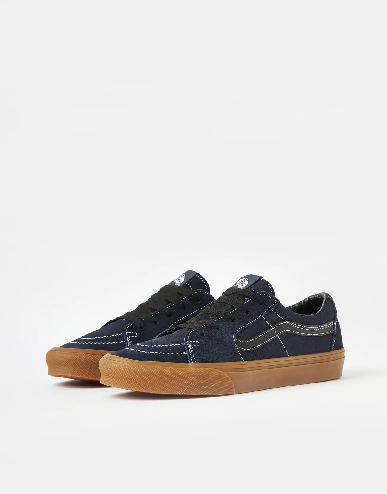 Vans Sk8-Low Skate Shoes - Navy - Image 4