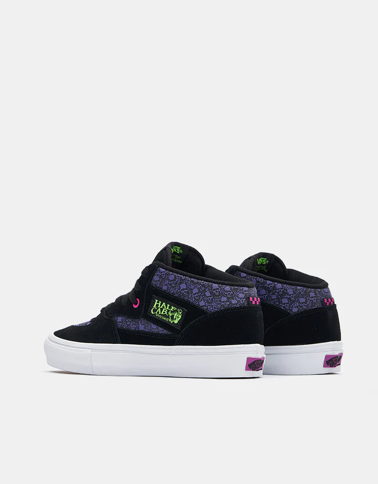 Vans Skate Half Cab Shoes - Acid Airbrush Violet Purple - Image 4