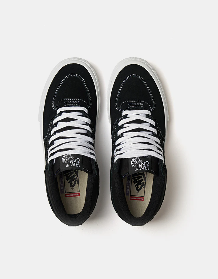 Vans Skate Half Cab Shoes - Black/White - Image 2