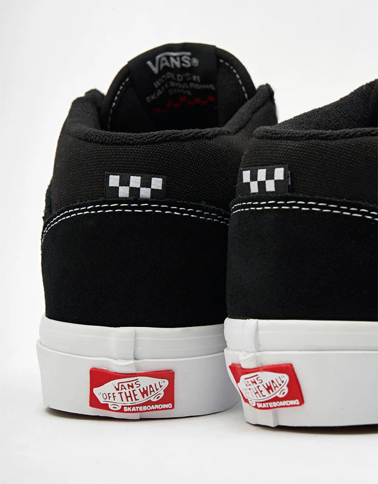 Vans Skate Half Cab Shoes - Black/White - Image 5