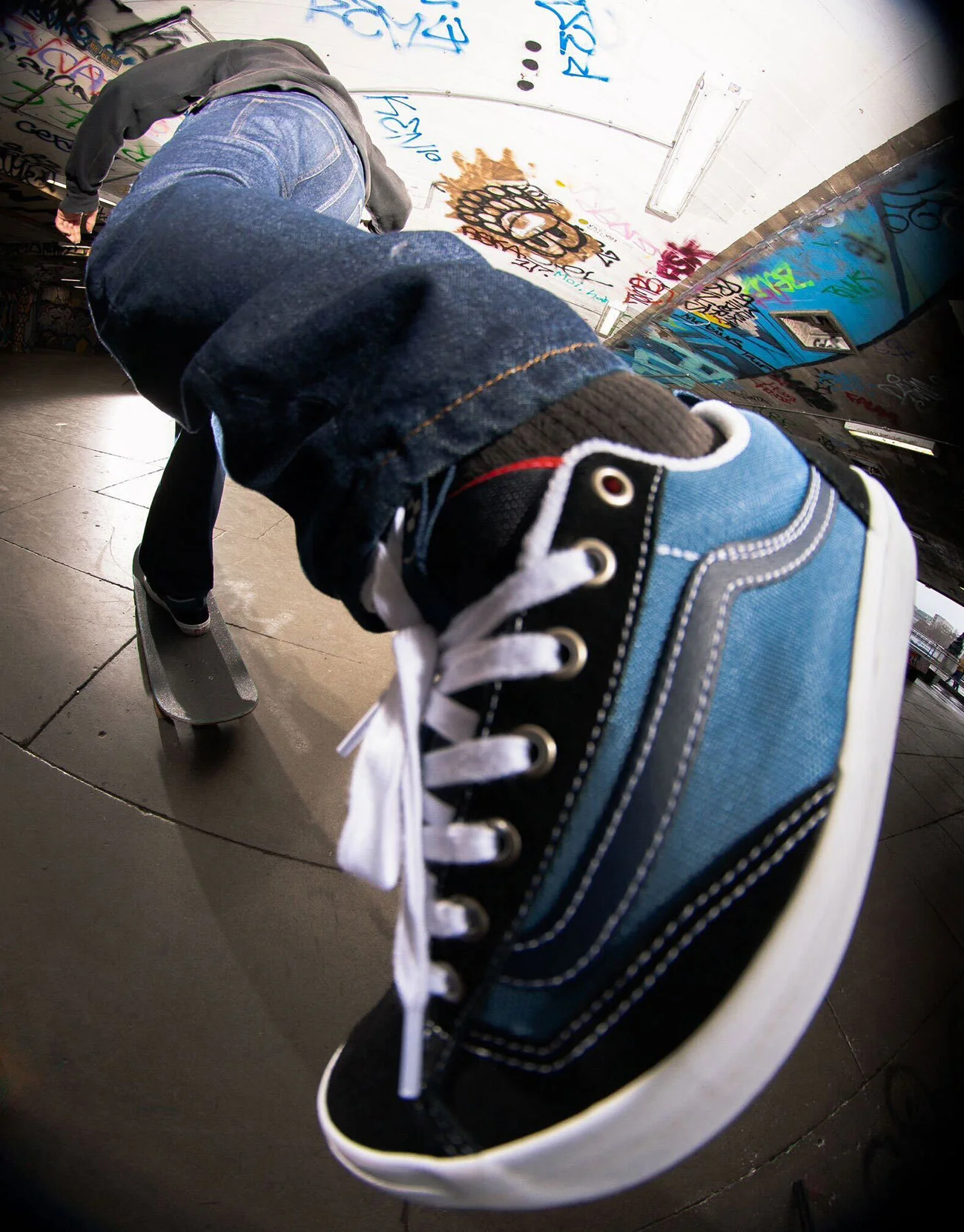 Vans Skate Old Skool 36 + Shoes - Black/Stv Navy - Image 4