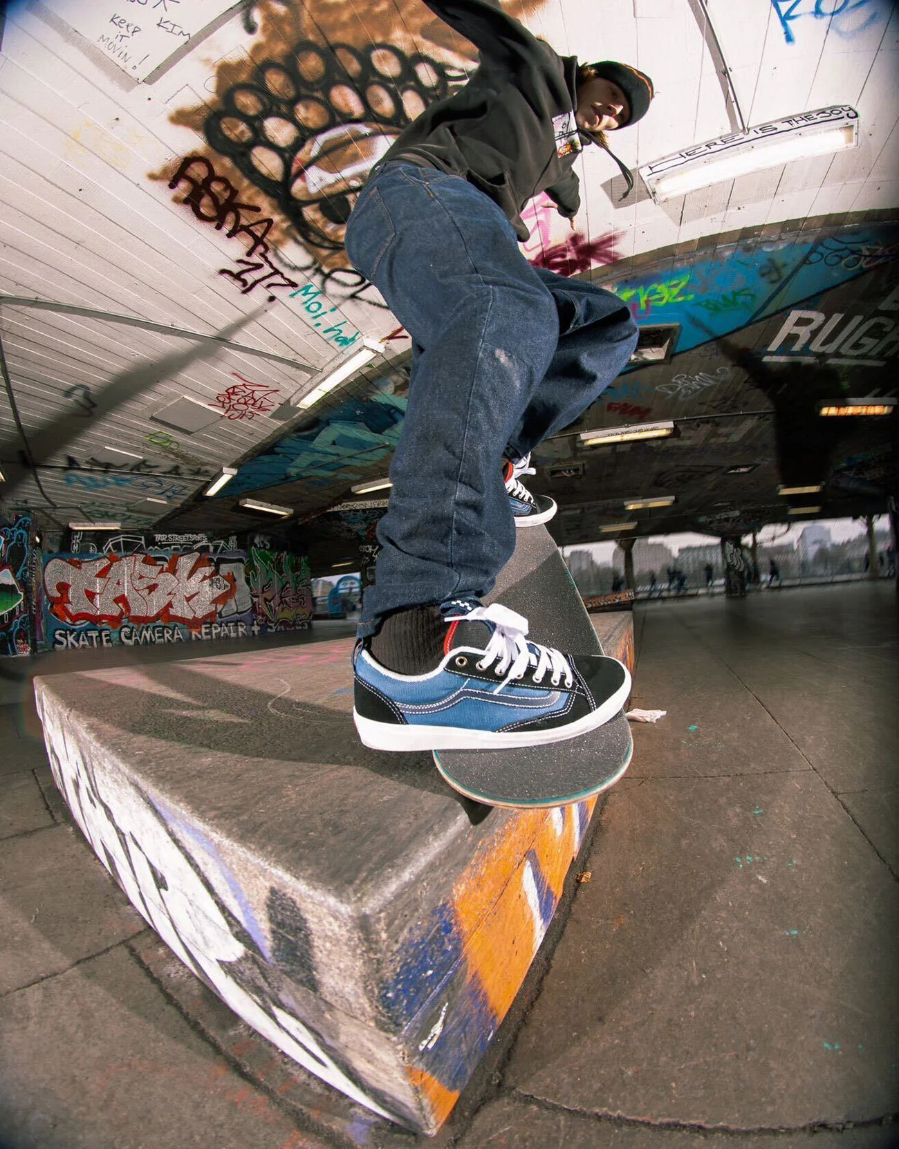 Vans Skate Old Skool 36 + Shoes - Black/Stv Navy - Image 7
