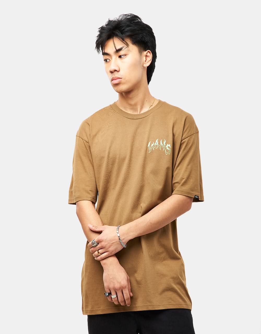 Vans Smoked Skull T-Shirt - Kangaroo - Image 2