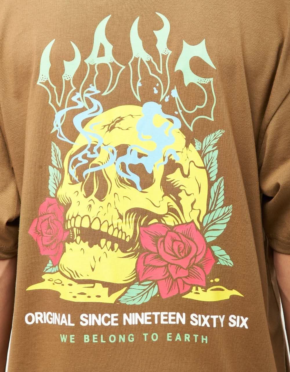 Vans Smoked Skull T-Shirt - Kangaroo - Image 3