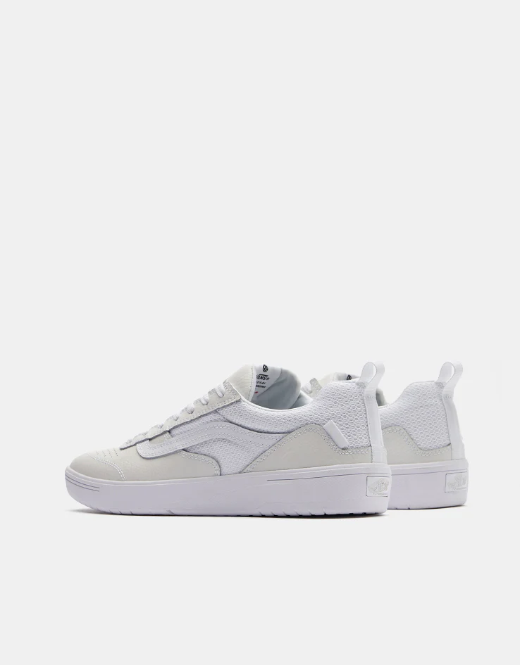 Vans Zahba Skate Shoes - White/White - Image 4
