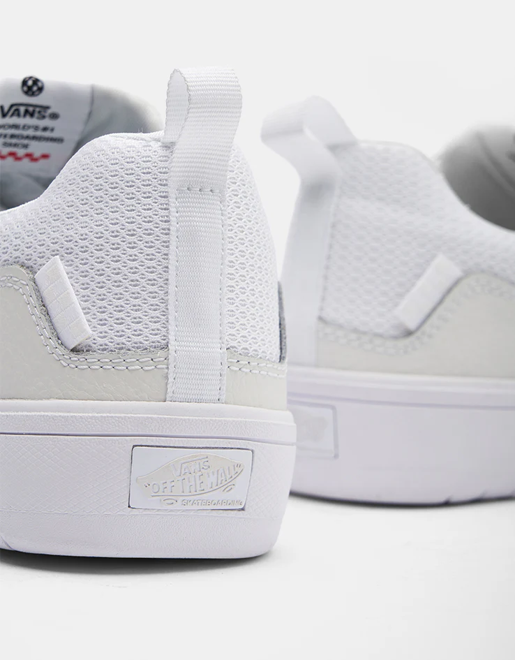 Vans Zahba Skate Shoes - White/White - Image 5