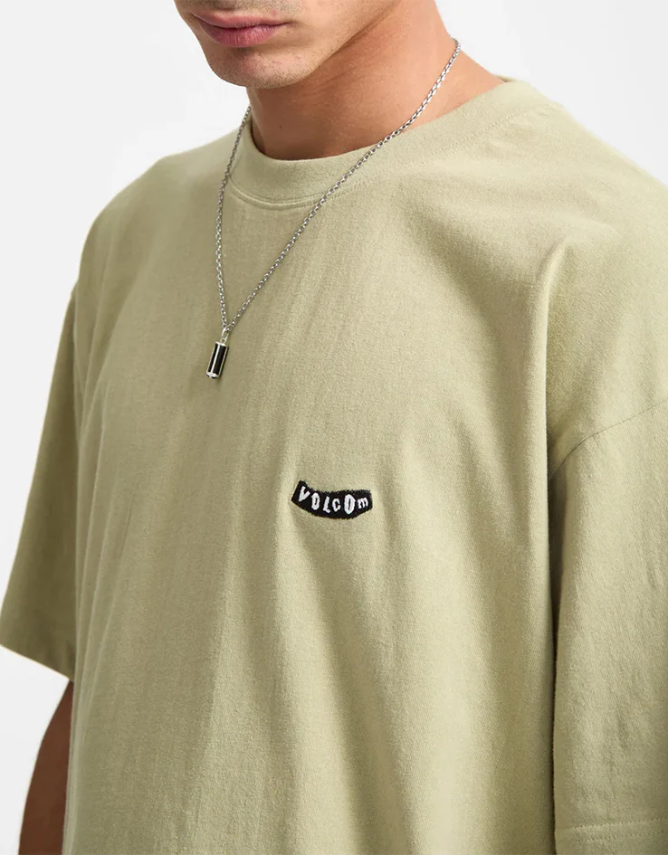 Volcom Pistol Stone T-Shirt - Green Tea - Image 3