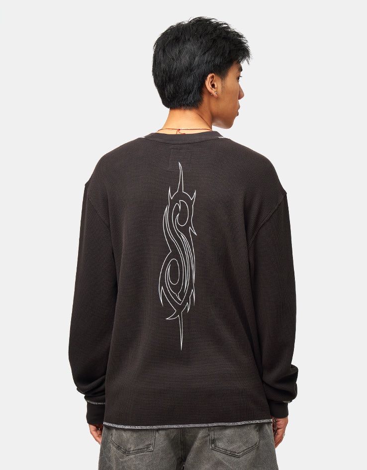 Welcome x Slipknot Mask Contrast Stitch Thermal - Black/White - Image 2